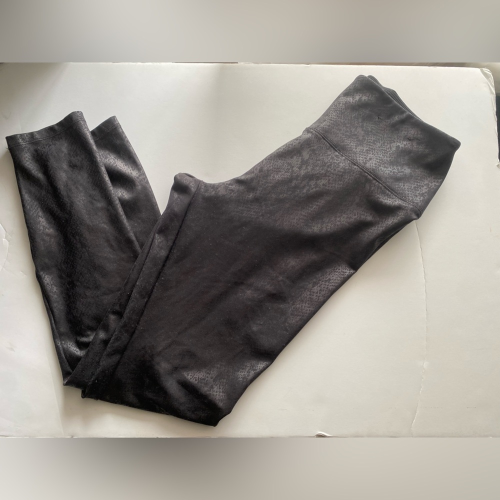 Black Vera Wang black snake print Leggings